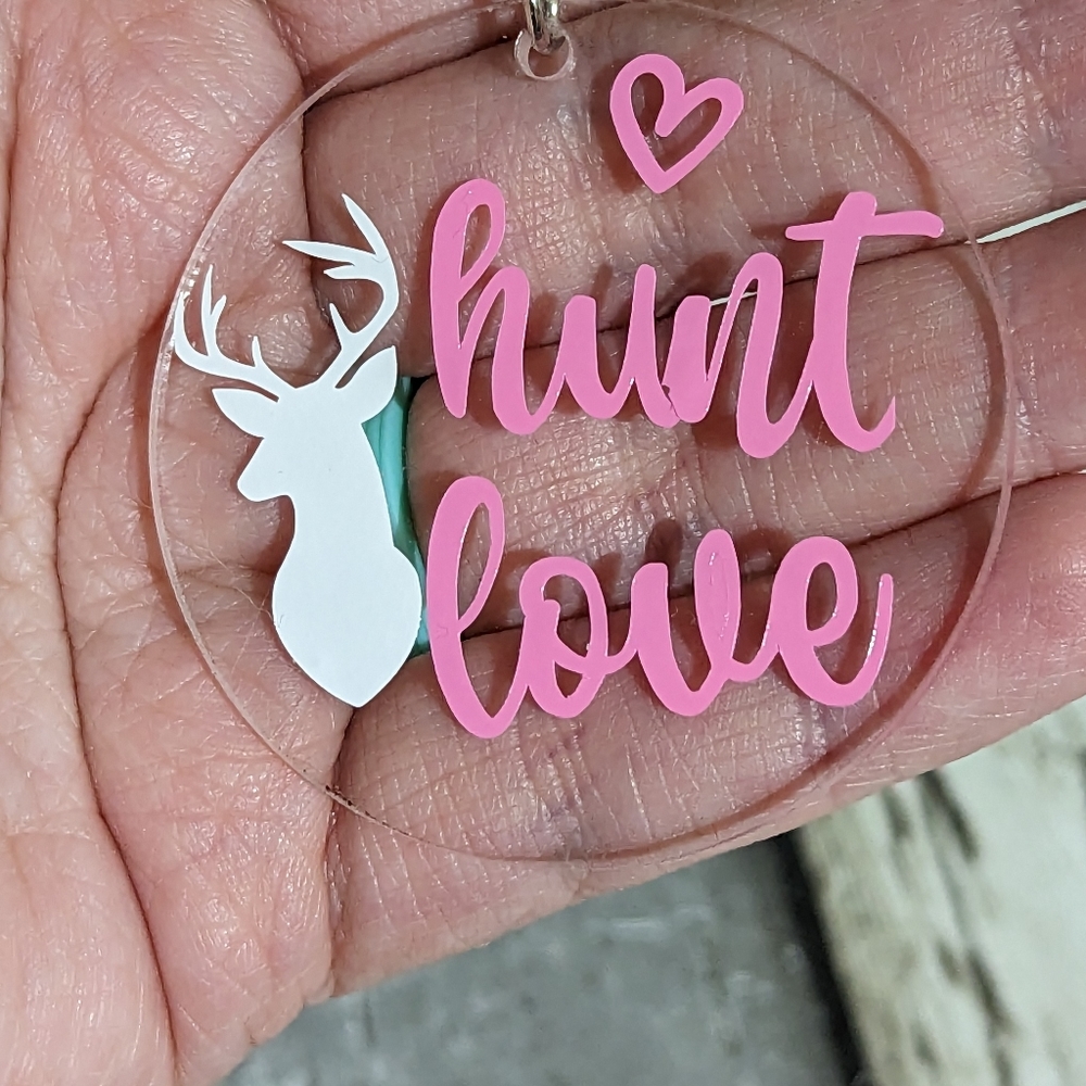 Hunting Love Keychain NEW! - Picture 3 of 3